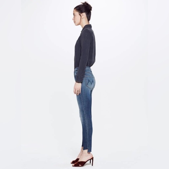 MOTHER DENIM The Looker Ankle Step Fray Can't Leave It Alone size 28 - Picture 2 of 10